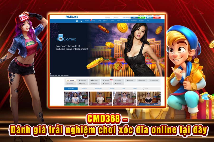 CMD368 – Đánh Giá Trải Nghiệm Chơi Xóc Đĩa Online Tại Đây