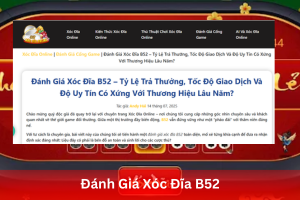 Review chi tiết xóc đĩa online tại cổng game B52