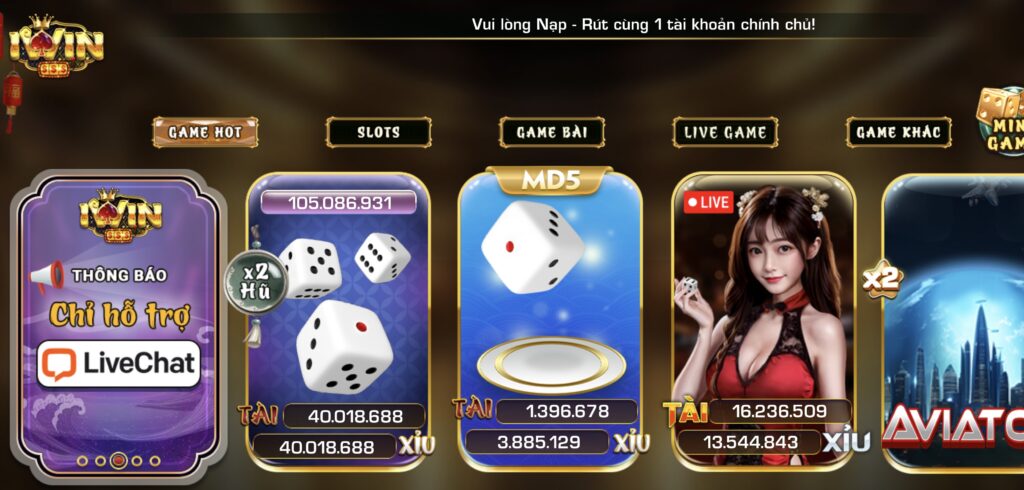 Trang chủ cổng game iWin